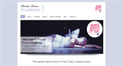 Desktop Screenshot of procterdanceacademy.co.uk